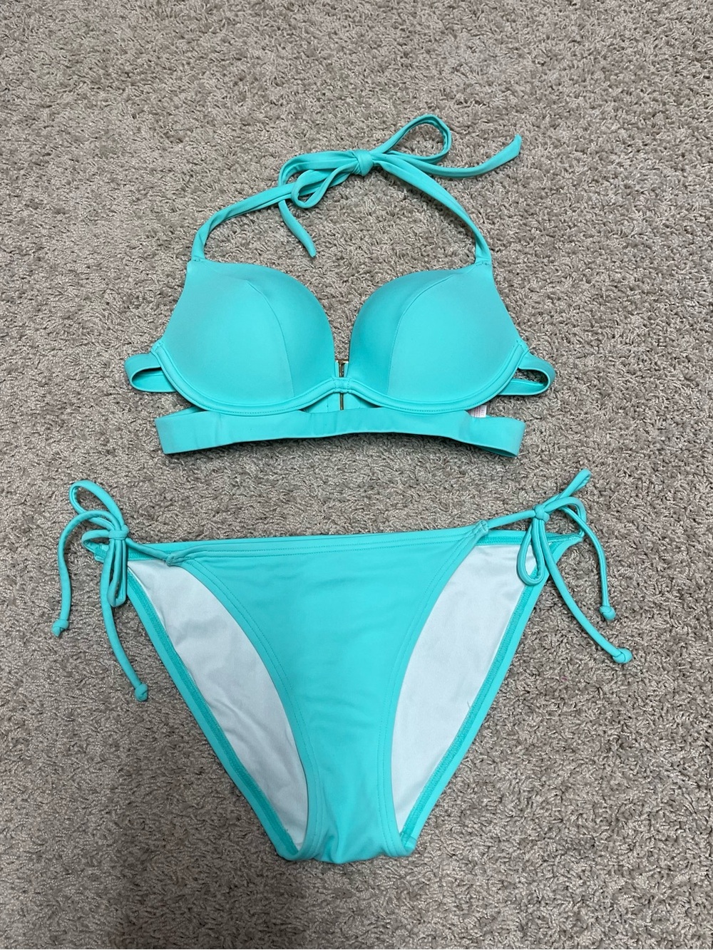 Victoria’s Secret Mint Push up Bikini